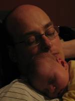 web-1 Two sleepy heads.