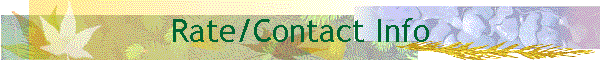 Rate/Contact Info