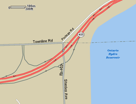 Stanley Av - Portage Rd Intersection